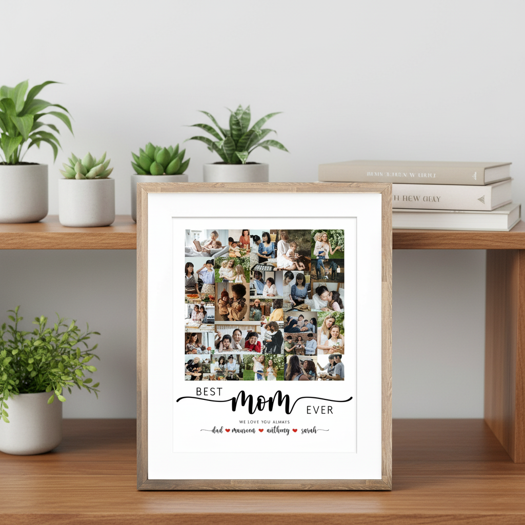 Custom Photo Best Mama Ever Family Picture Frame FE1WG