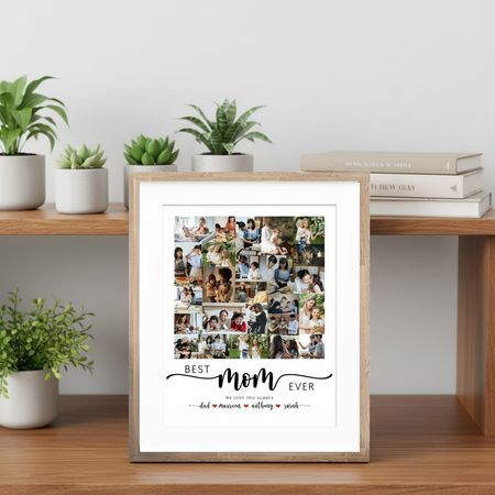 Custom Photo Best Mama Ever Family Picture Frame FE1WG