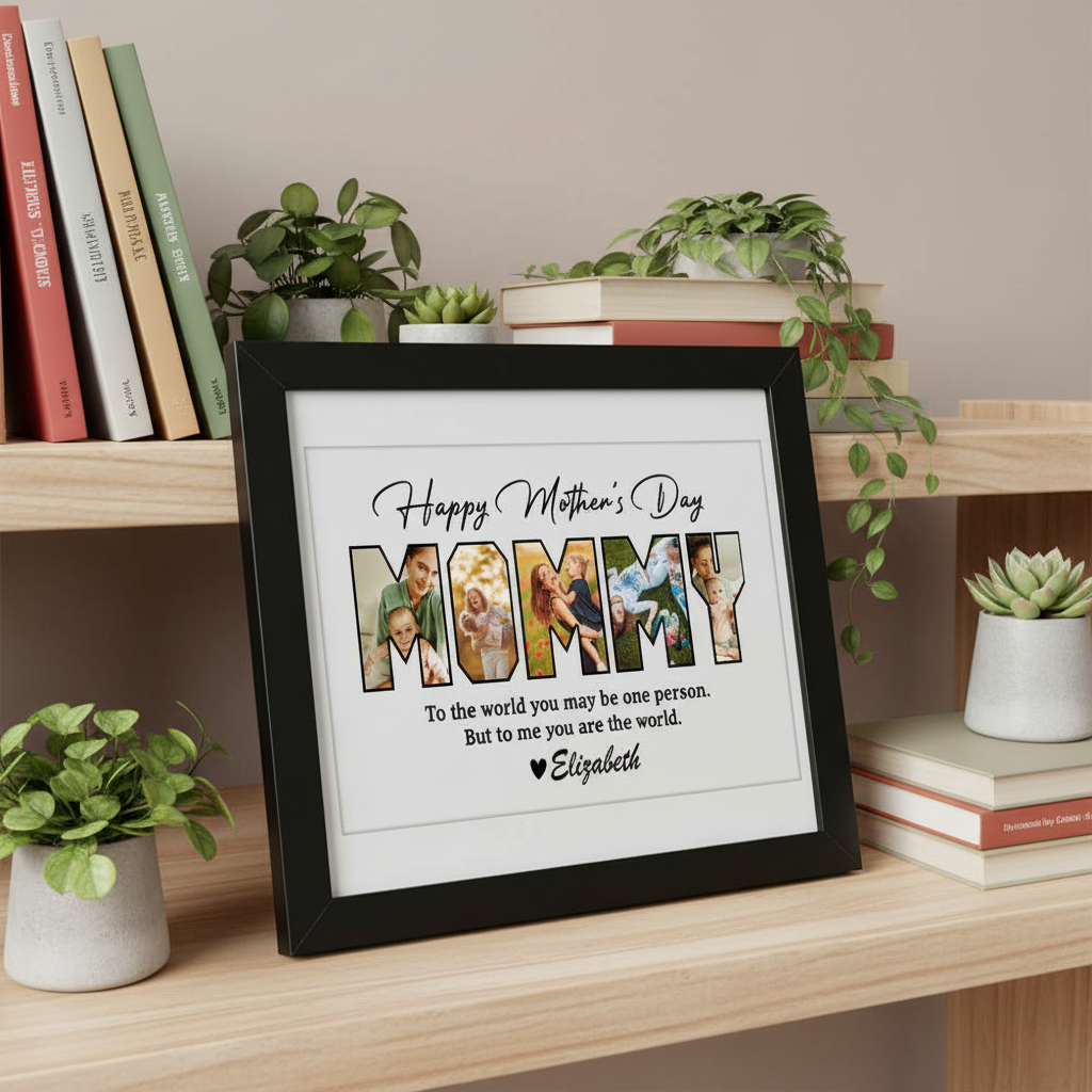 Custom Photo Happy Mother'S Day To Mom Picture Frame E3Y7R