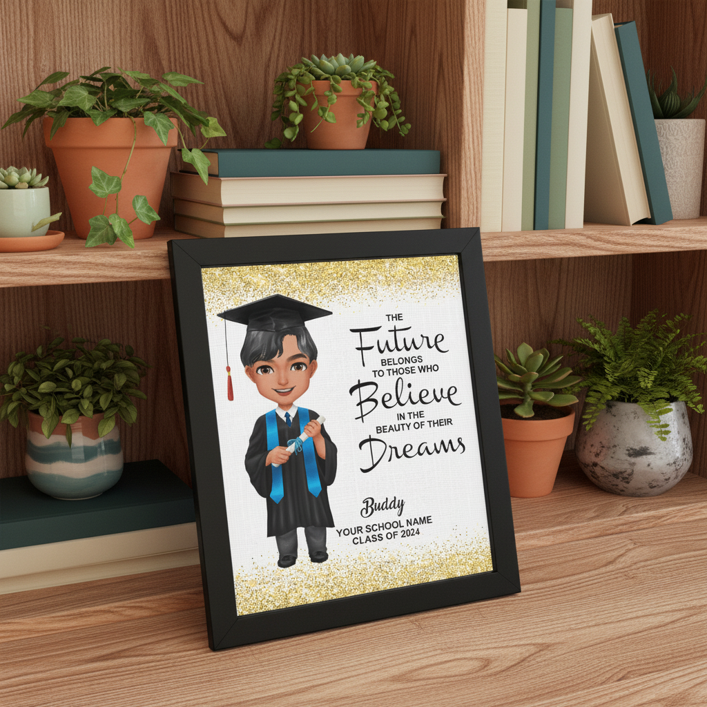 Chibi Graduation Picture Frame BVJ2R