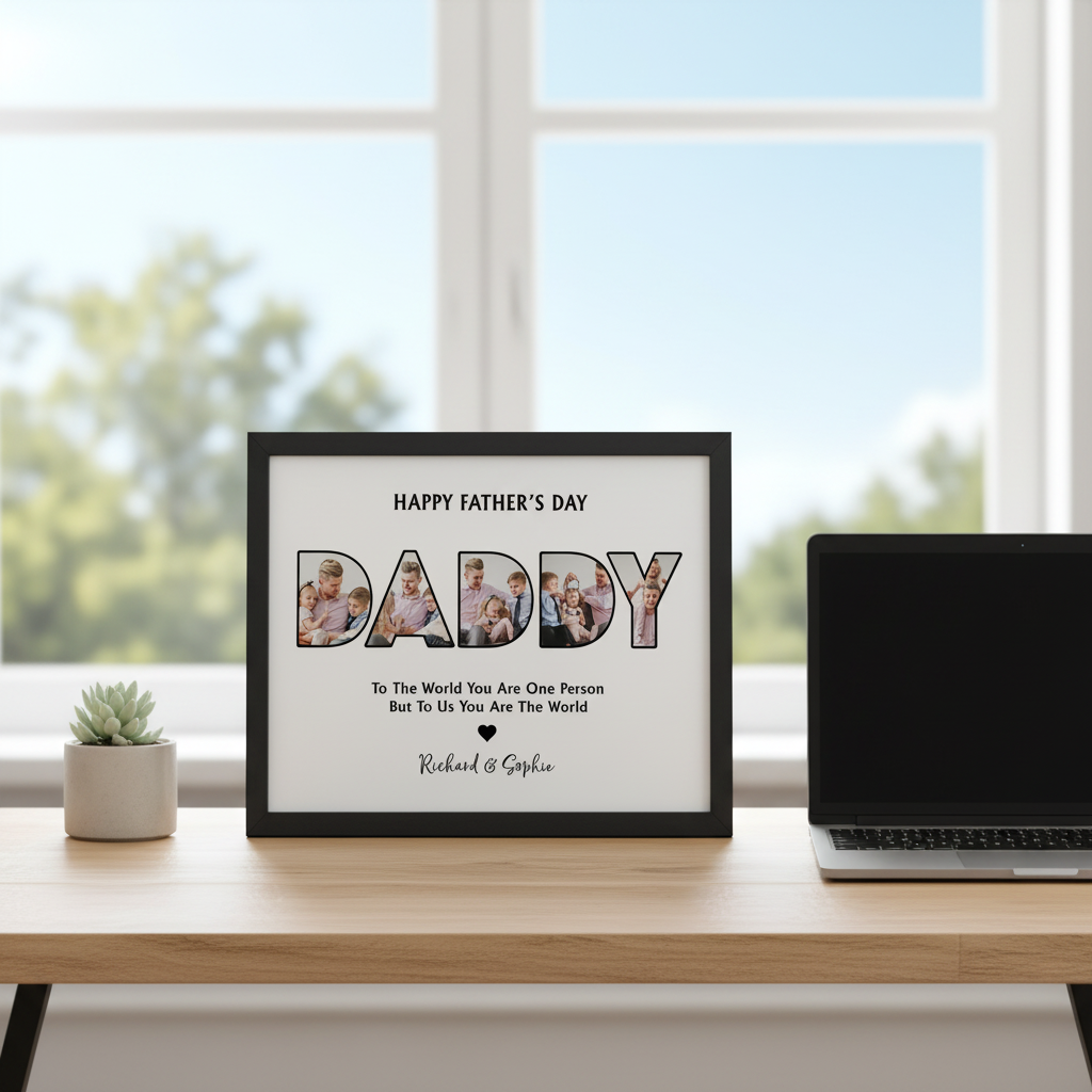 Custom Photo Dad, Thank For Making My Childhood Unforgettable Picture Frame Father'S Day Gift OVVTE