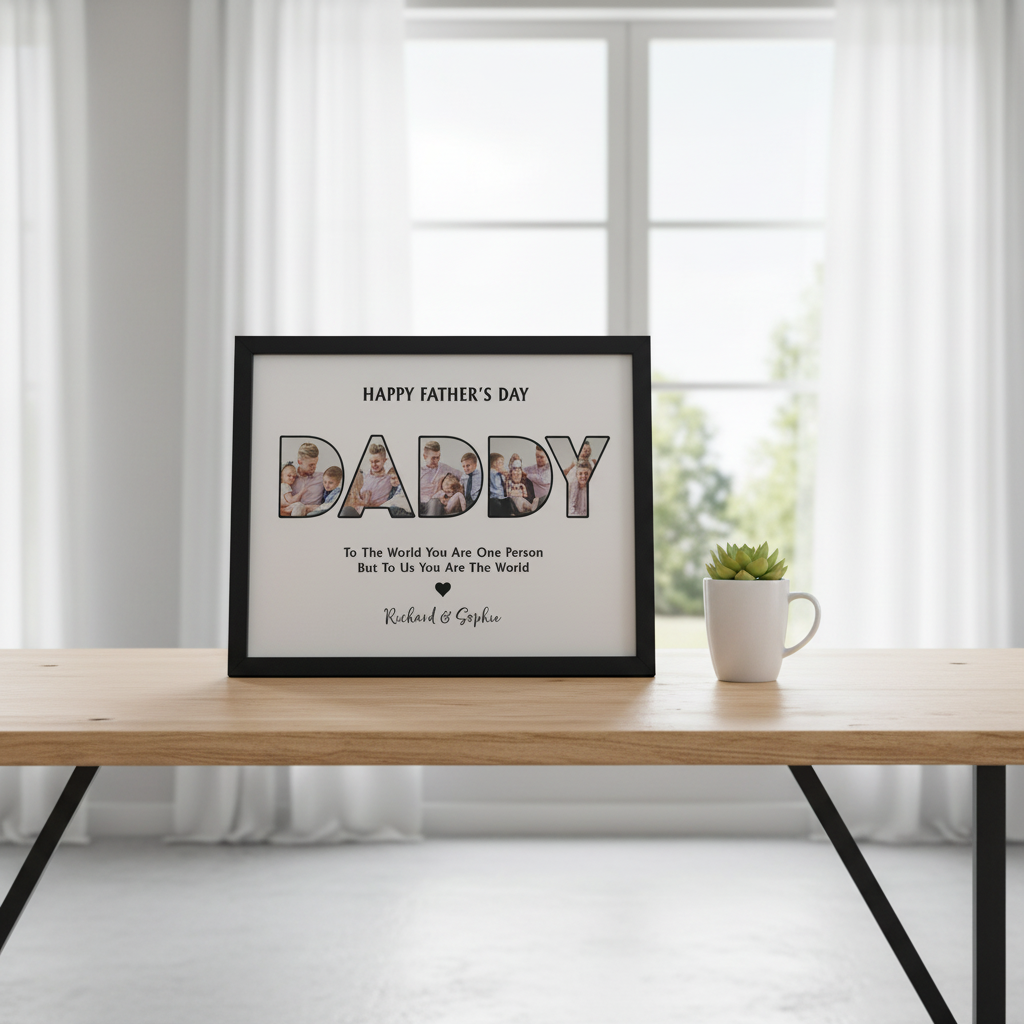 Custom Photo Dad, Thank For Making My Childhood Unforgettable Picture Frame Father'S Day Gift 19YLG