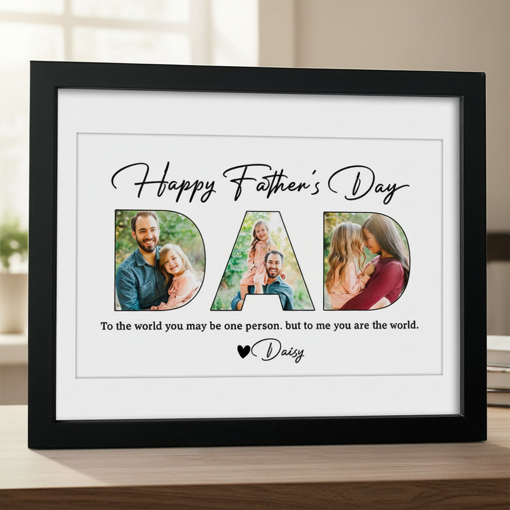 Making Memories For Father'S Day Family Picture Frame Tt 04YCX