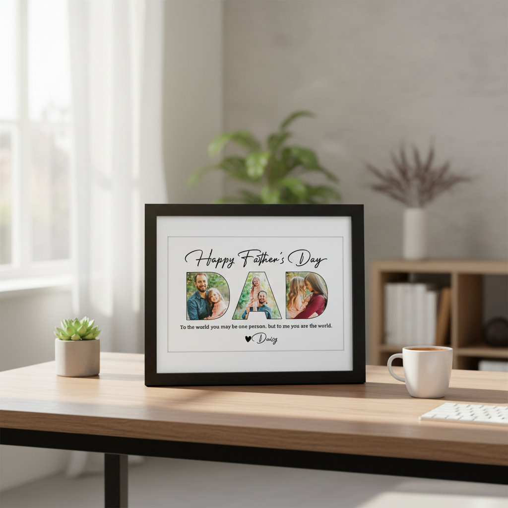 Making Memories For Father'S Day Family Picture Frame Tt C6R4Q