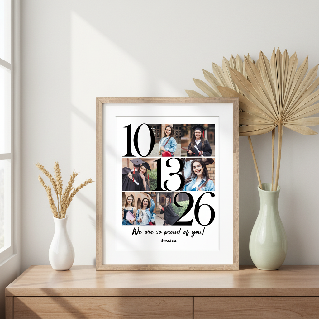 Custom Photo We Are So Proud Of You Graduation Picture Frame 9EM4O