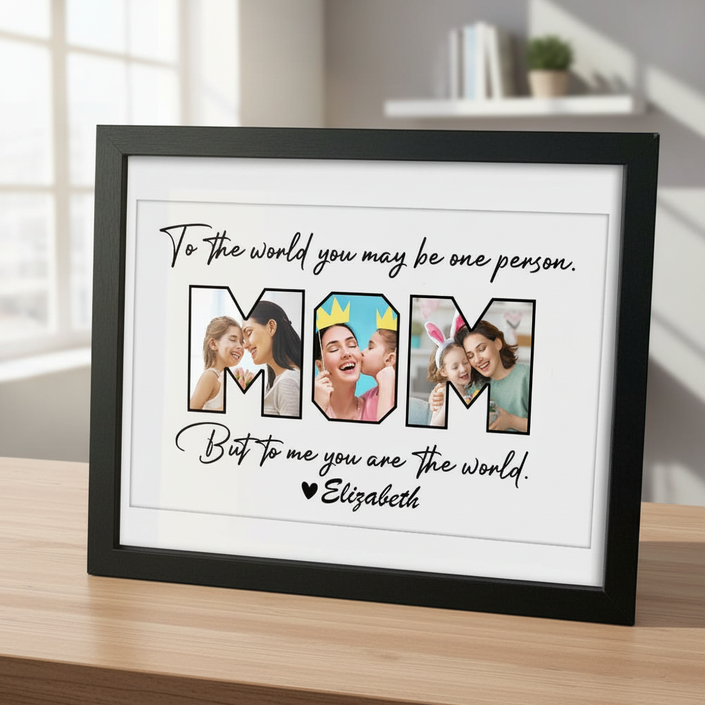 Custom Photo Happy Mother'S Day To Mom Picture Frame XALMR