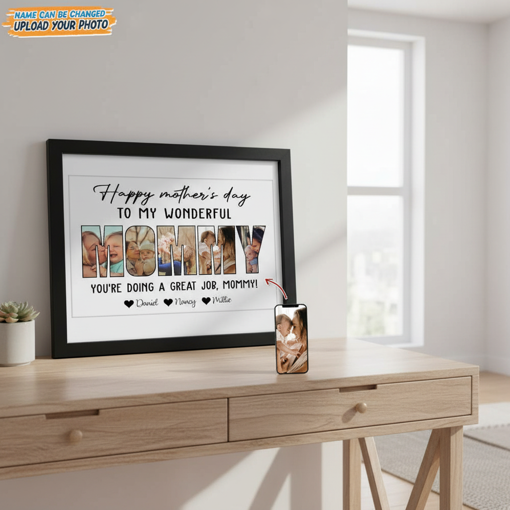 Custom Photo Happy 1St Mother'S Day Mummy Picture Frame UHCUS