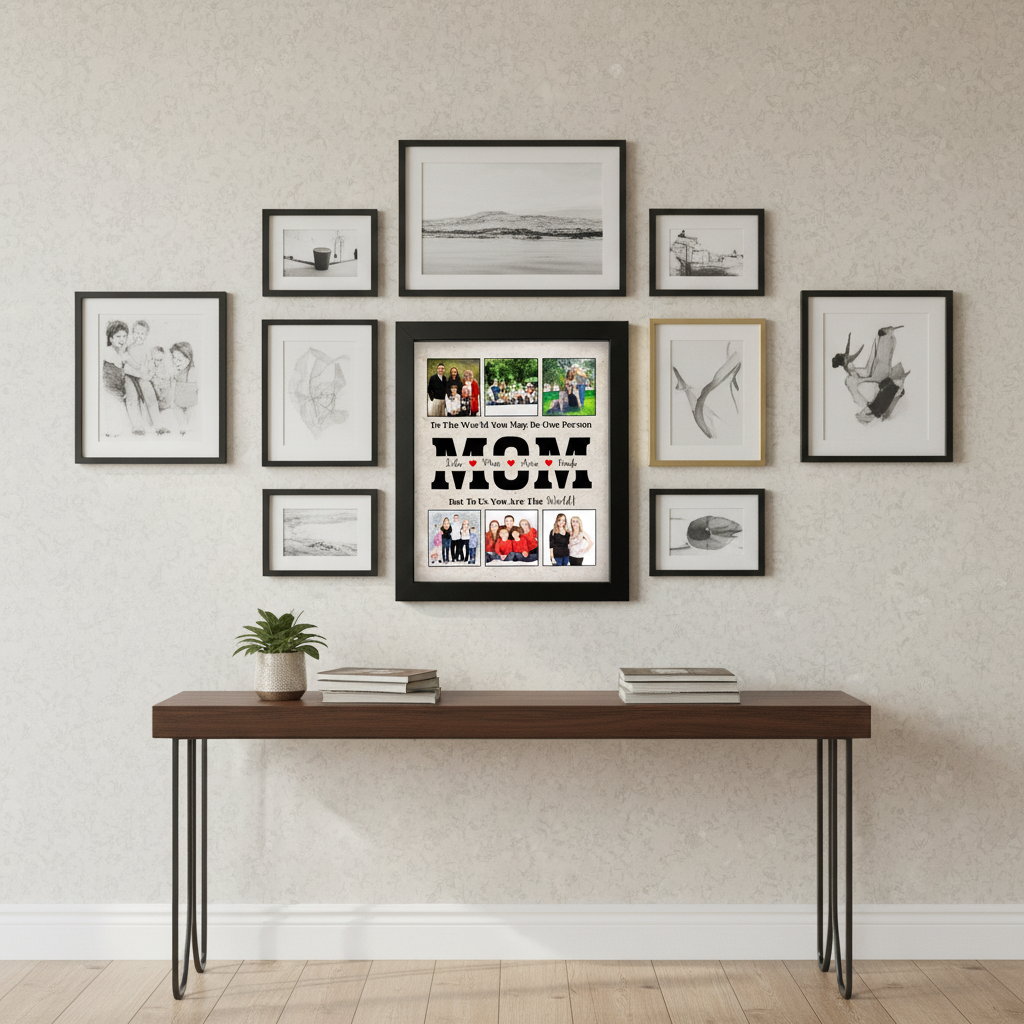 Custom Photo To Me You Are The World Picture Frame Father'S Day Gift Ha75 ZBFM3