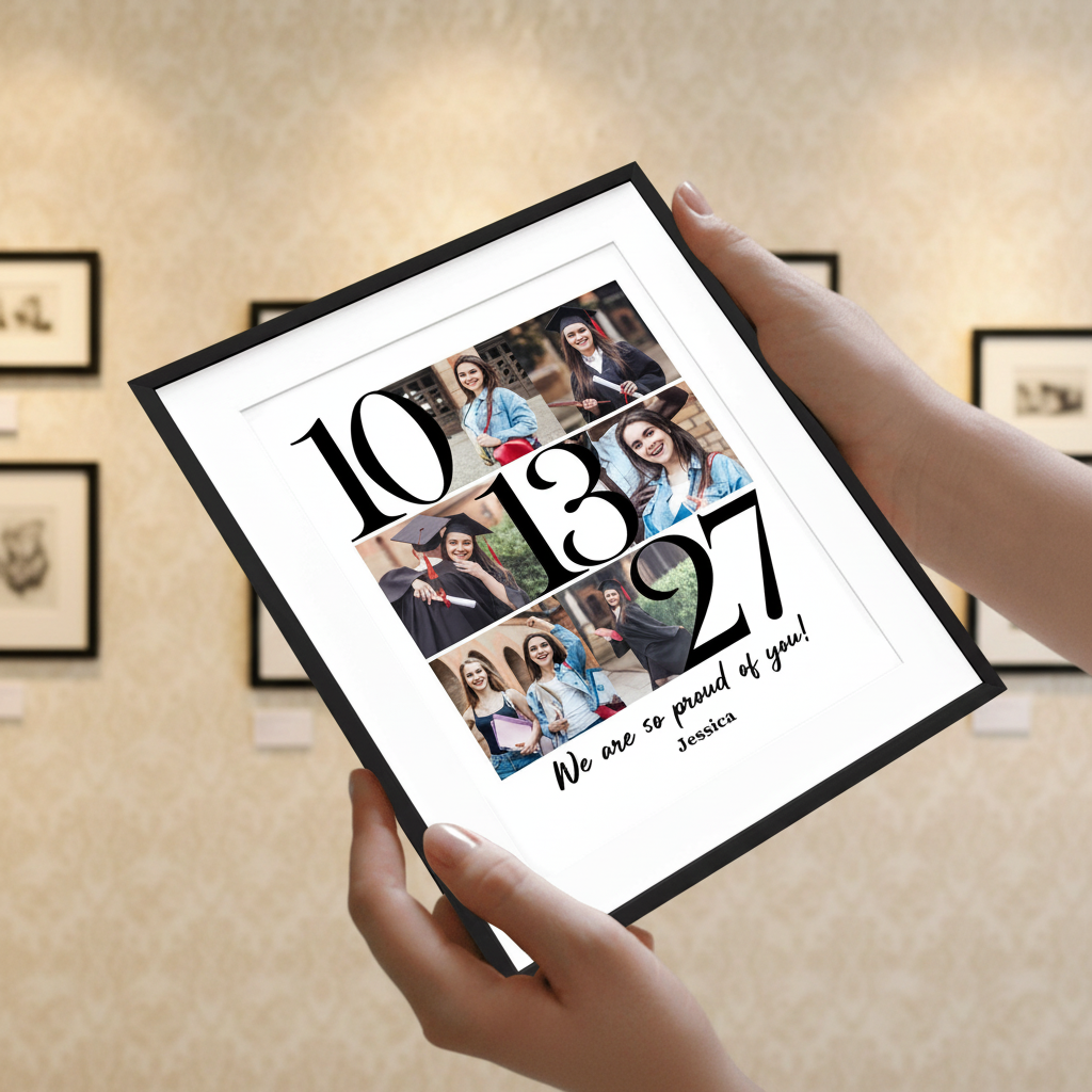 Custom Photo We Are So Proud Of You Graduation Picture Frame 9EM4O