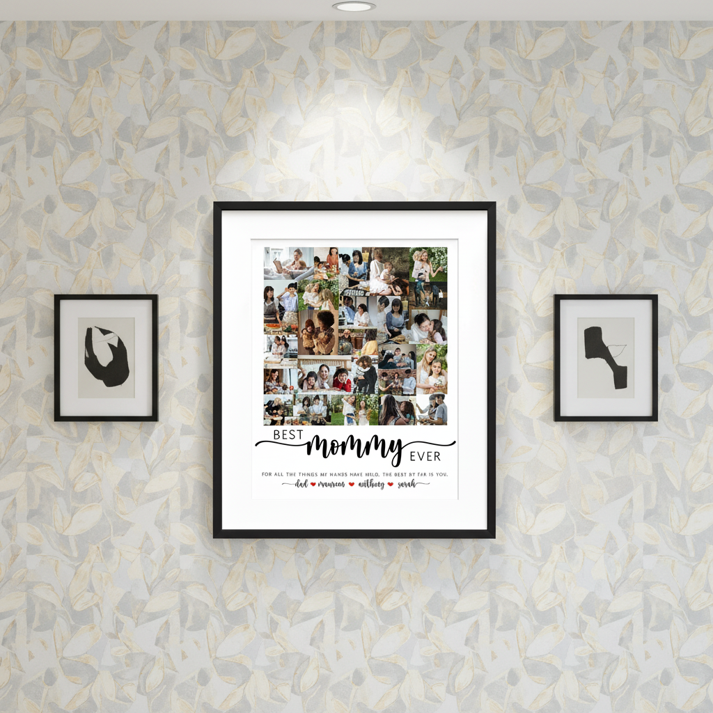 Custom Photo Best Mama Ever Family Picture Frame FE1WG