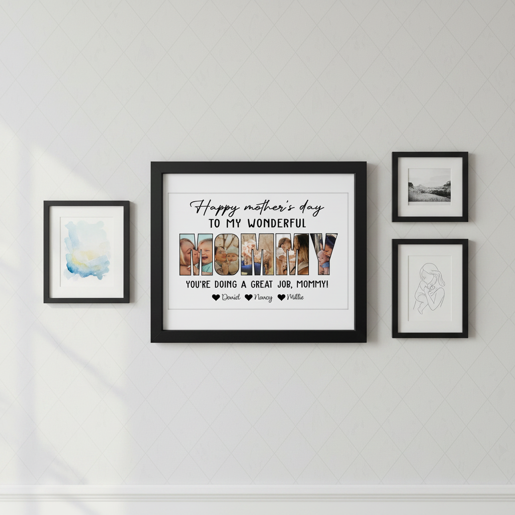 Custom Photo Happy 1St Mother'S Day Mummy Picture Frame UHCUS