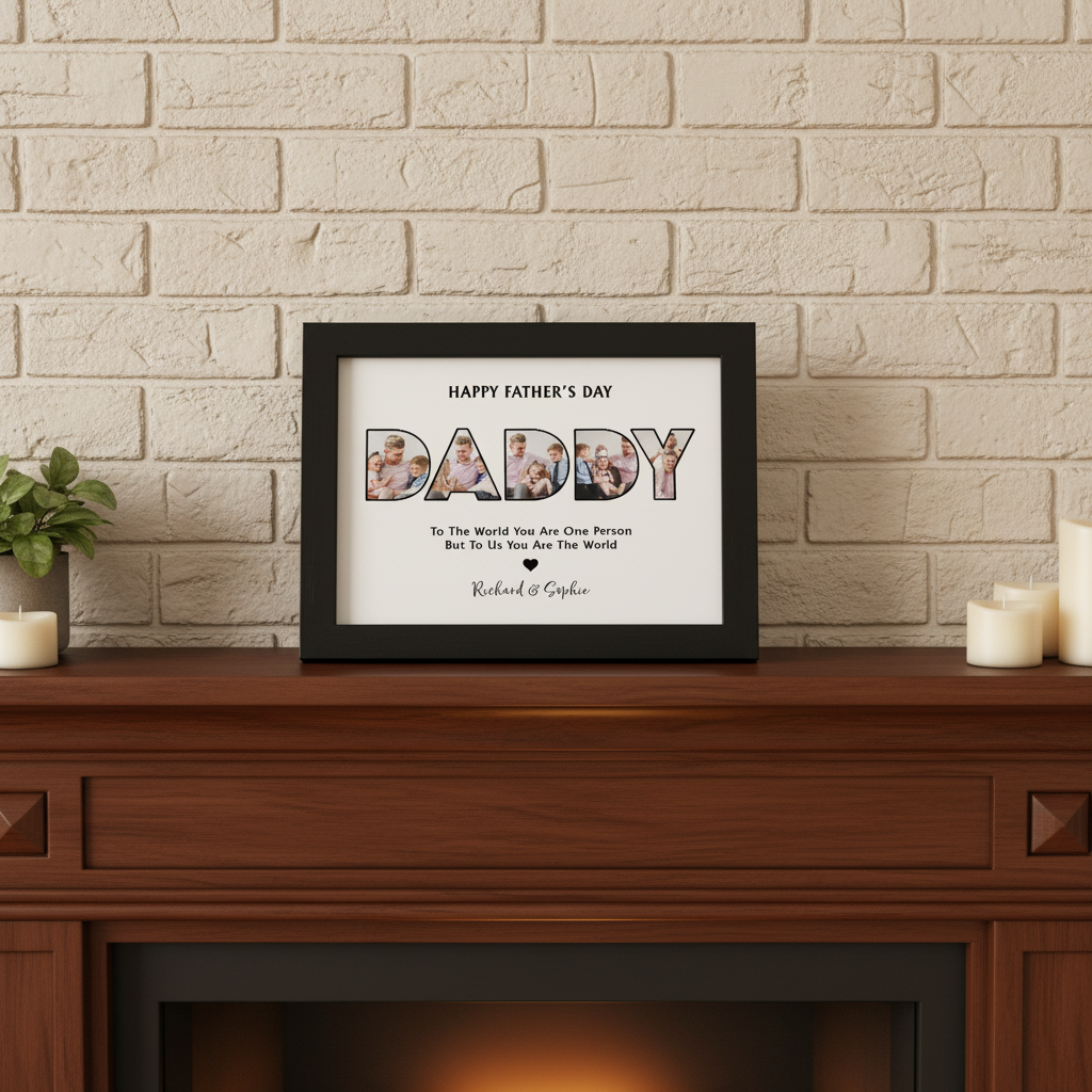Custom Photo Dad, Thank For Making My Childhood Unforgettable Picture Frame Father'S Day Gift OVVTE