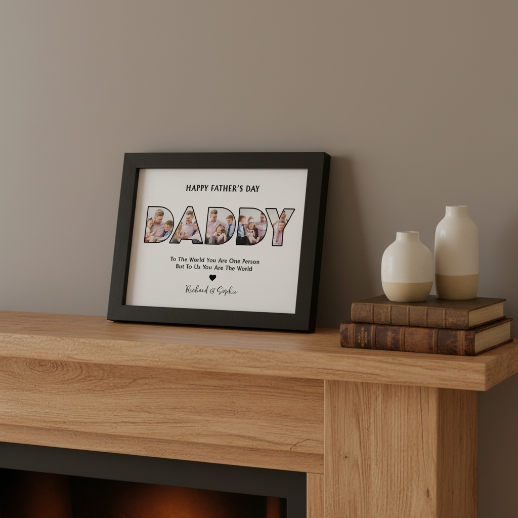 Custom Photo Dad, Thank For Making My Childhood Unforgettable Picture Frame Father'S Day Gift 19YLG