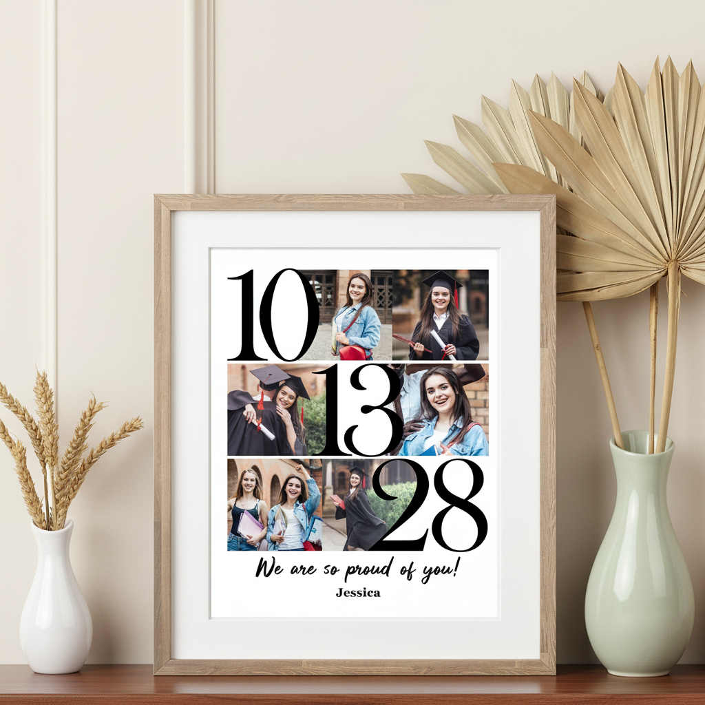 Custom Photo We Are So Proud Of You Graduation Picture Frame 9EM4O