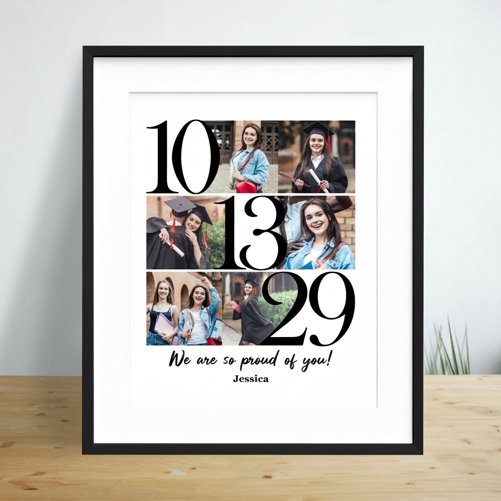 Custom Photo We Are So Proud Of You Graduation Picture Frame VFXKS