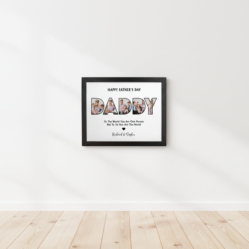 Custom Photo Dad, Thank For Making My Childhood Unforgettable Picture Frame Father'S Day Gift 19YLG