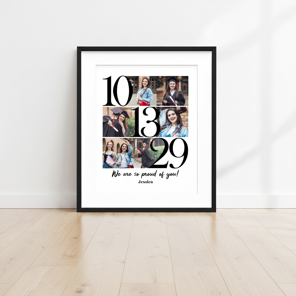 Custom Photo We Are So Proud Of You Graduation Picture Frame 9EM4O