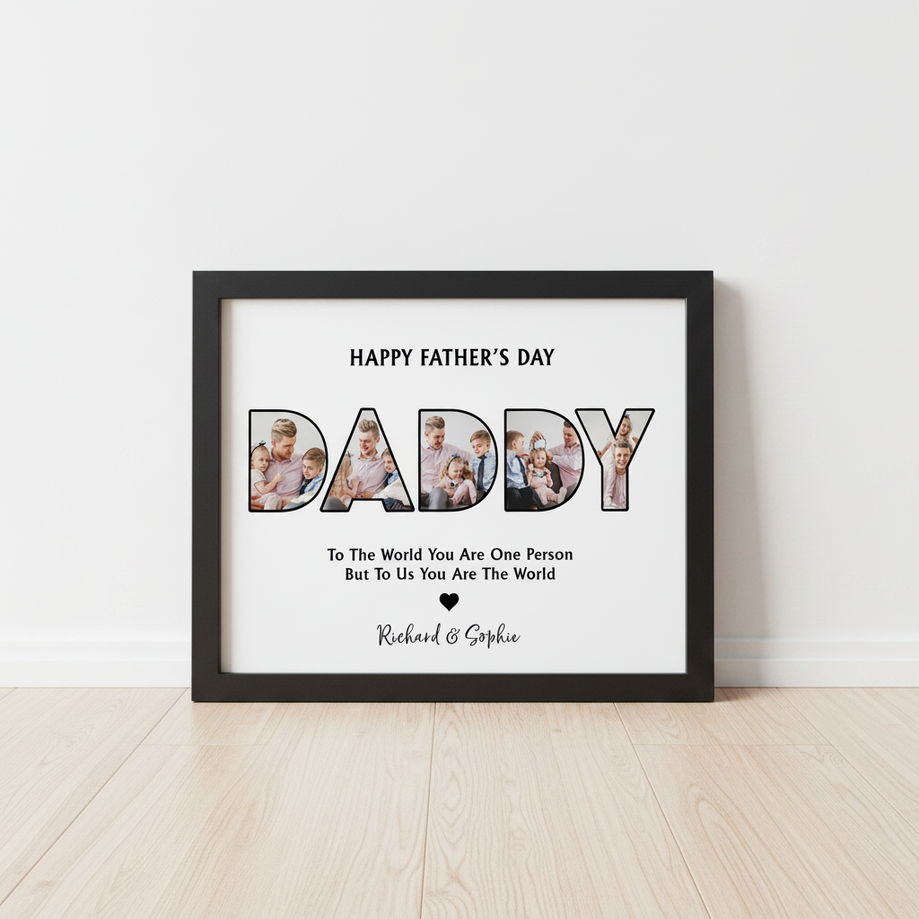Custom Photo Dad, Thank For Making My Childhood Unforgettable Picture Frame Father'S Day Gift OVVTE