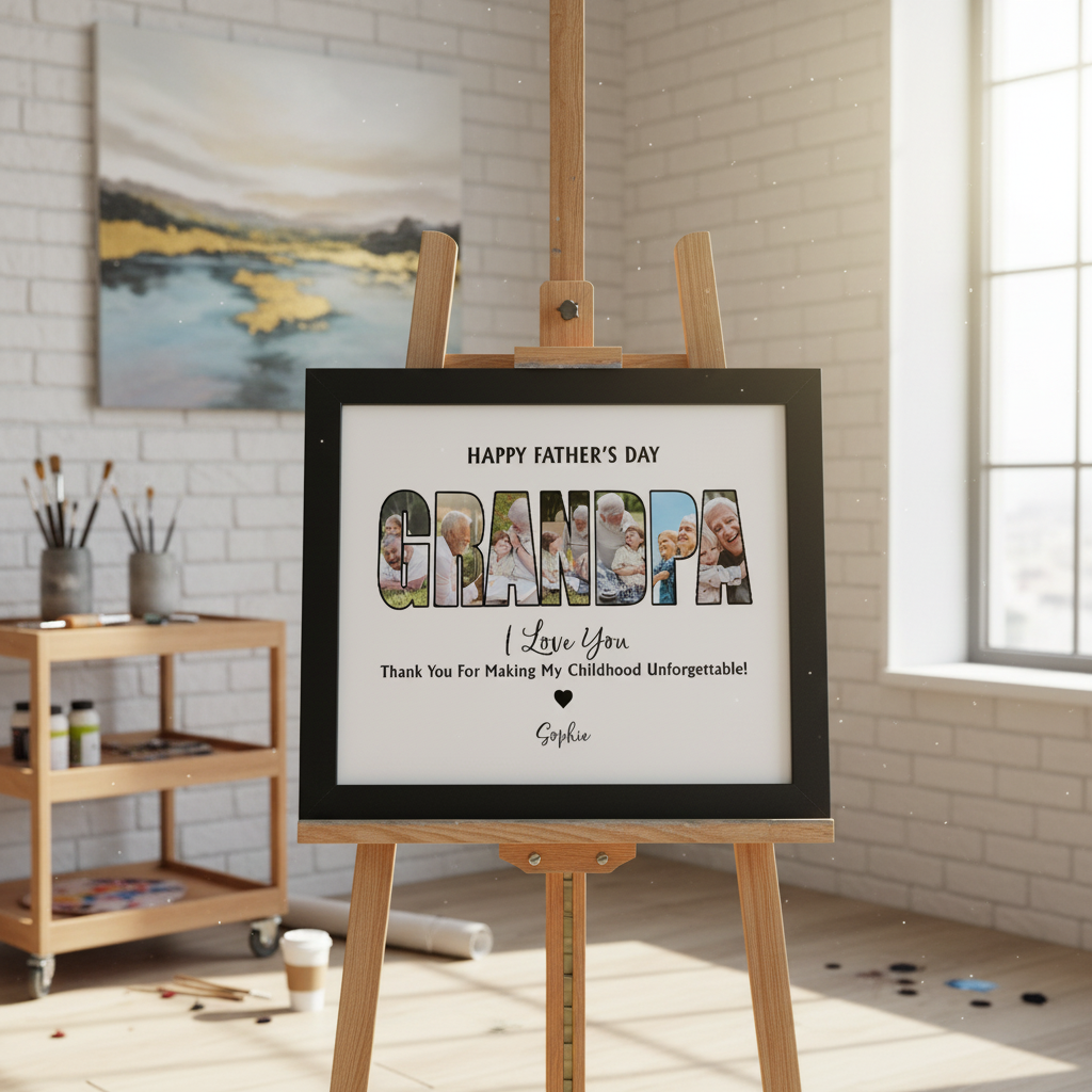Custom Photo Dad, Thank For Making My Childhood Unforgettable Picture Frame Father'S Day Gift OVVTE