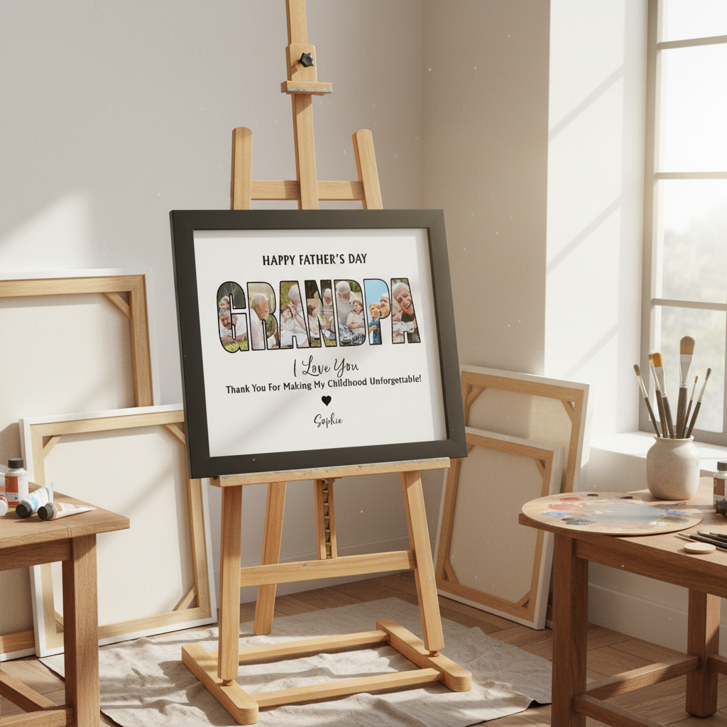 Custom Photo Dad, Thank For Making My Childhood Unforgettable Picture Frame Father'S Day Gift 19YLG