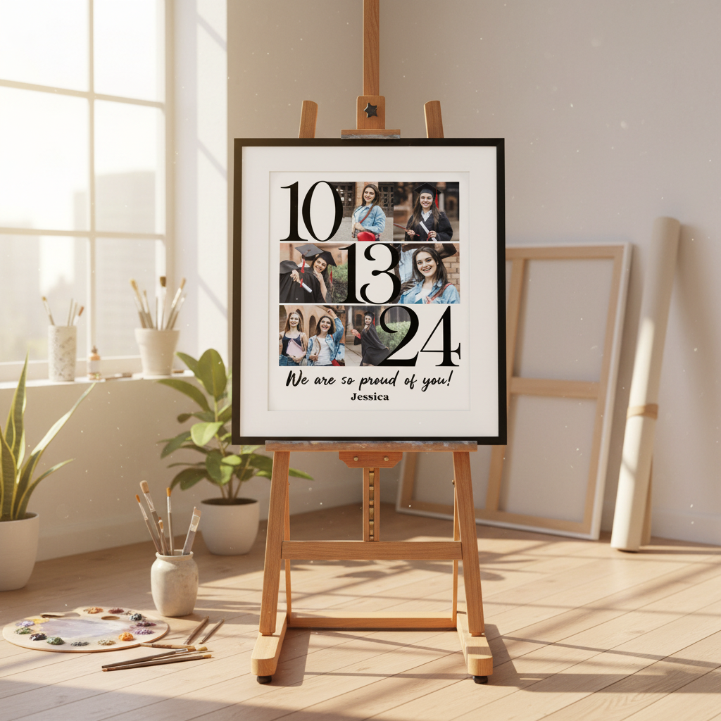 Custom Photo We Are So Proud Of You Graduation Picture Frame 9EM4O