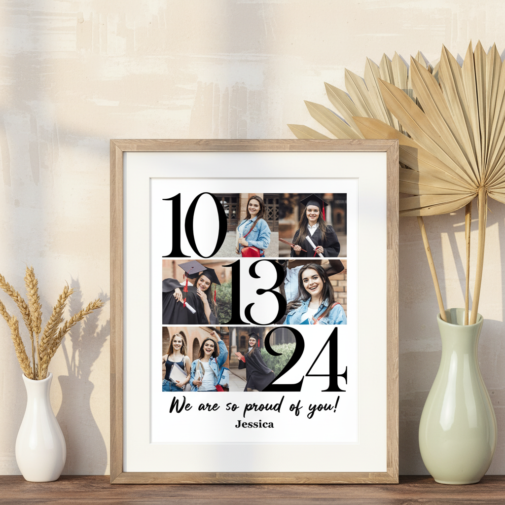 Custom Photo We Are So Proud Of You Graduation Picture Frame 9EM4O