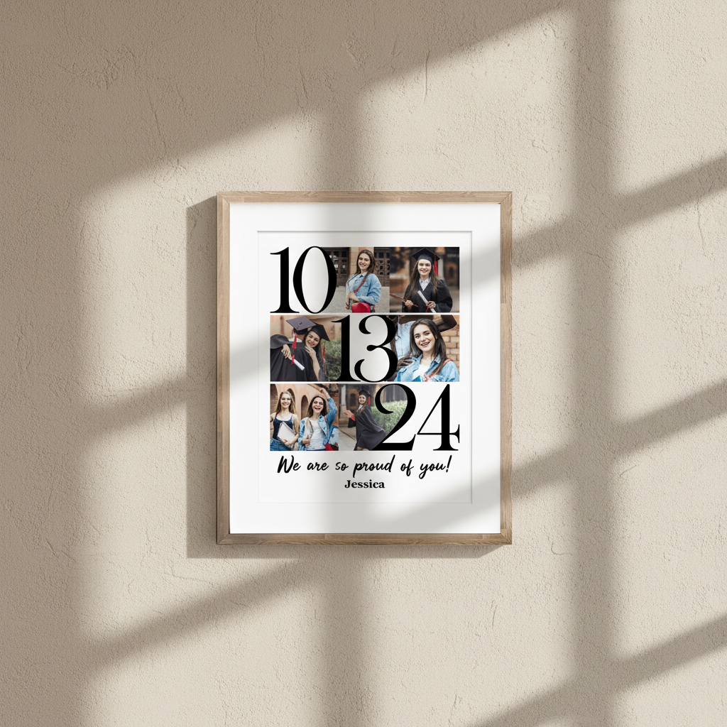 Custom Photo We Are So Proud Of You Graduation Picture Frame VFXKS