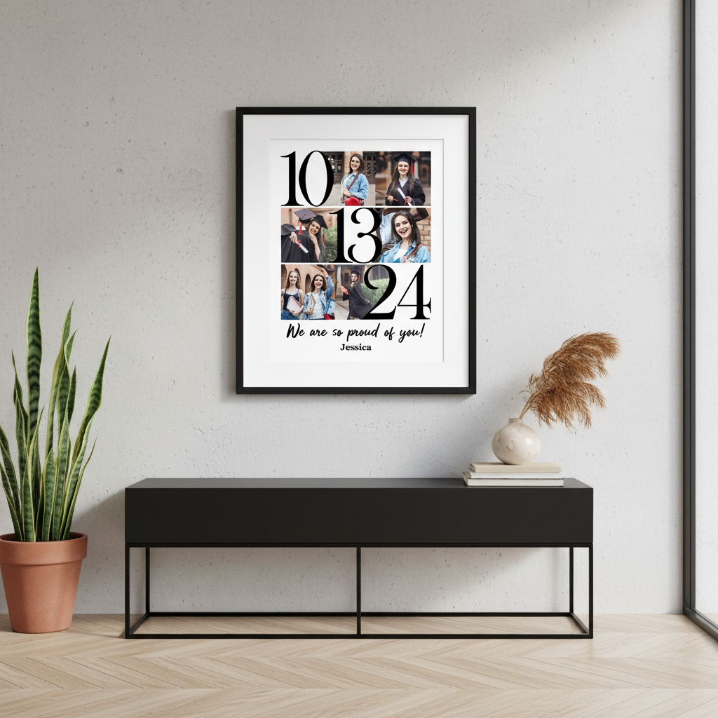 Custom Photo We Are So Proud Of You Graduation Picture Frame 9EM4O