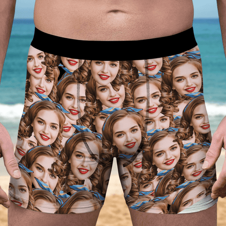 Custom Face All Boxer Briefs — Custom Gift H3A6C