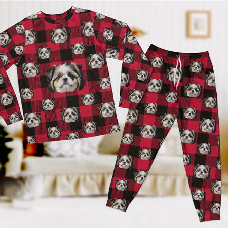 Custom Pet Family Dog Lovers Pajamas — Family Gift T3JKS