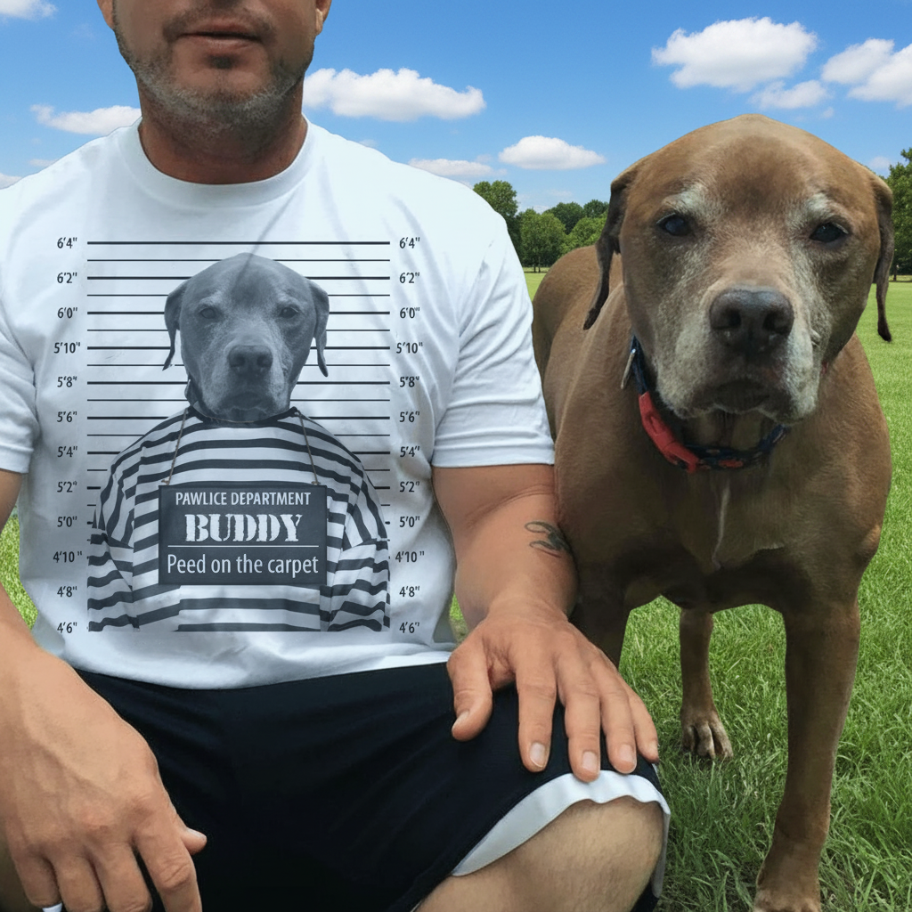Custom Na96 Petmugshot Photoshirt Mug — Gift for Pet Lovers 5M4JR
