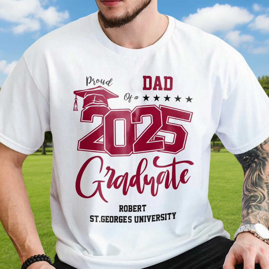 Custom Mha Proud Family Graduate T-Shirt — Family Gift TSC83
