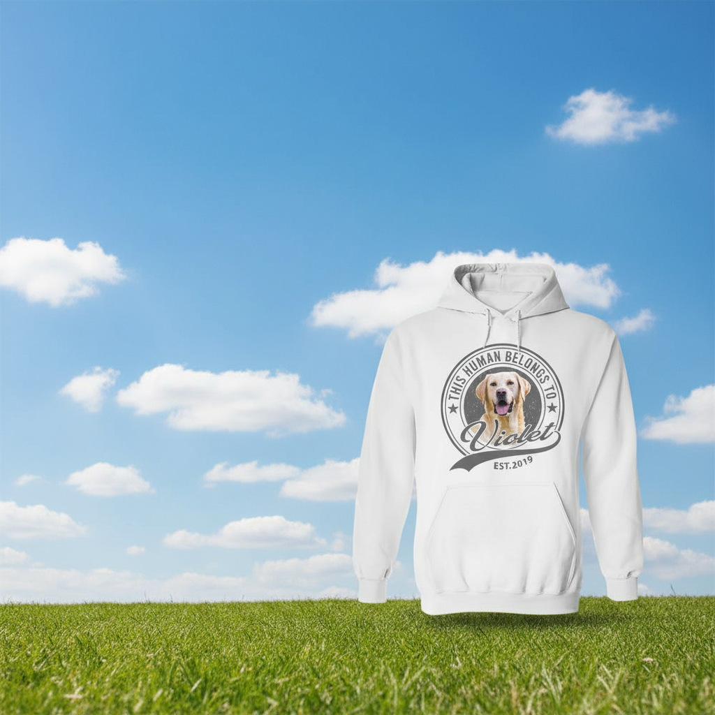 Custom This Human Belongs Dog T-Shirt — Gift for Cat Lovers SD5RS