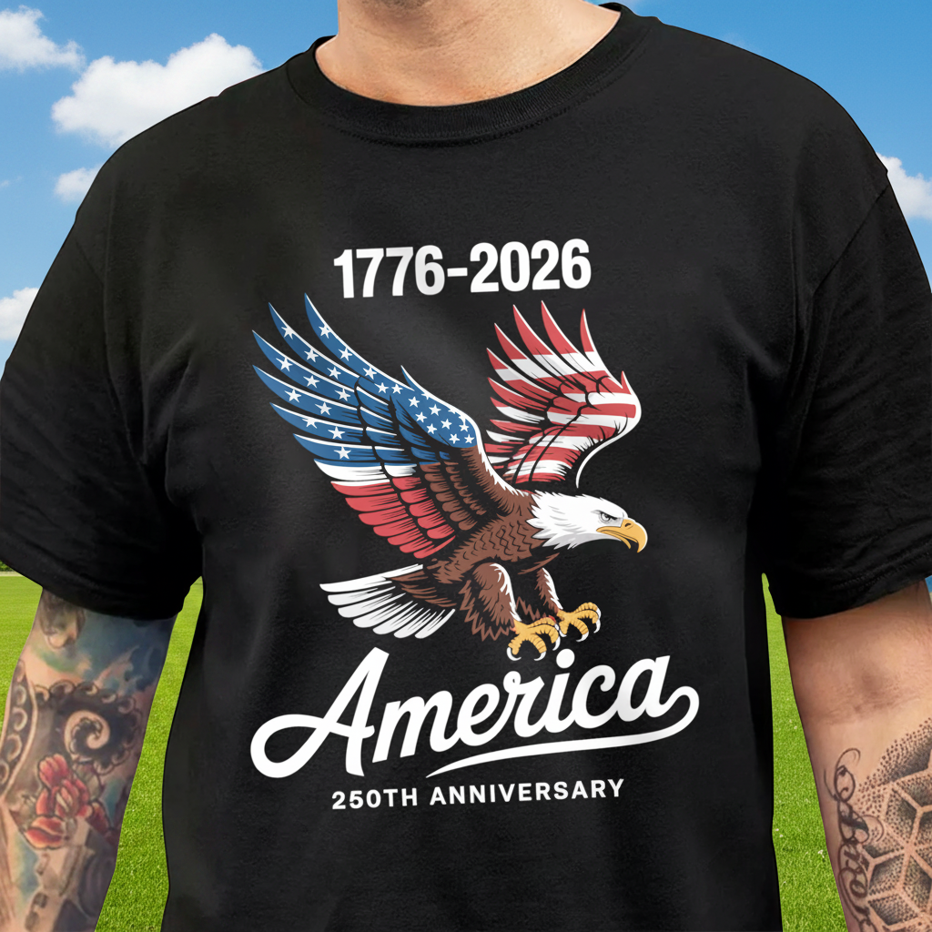 Custom Celebrate Years America Usa T-Shirt — Patriotic Gift XJ8TJ