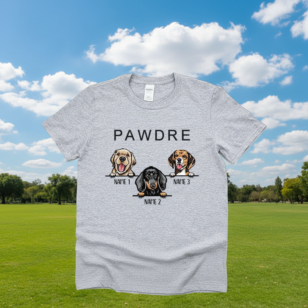 Custom Pawdre T-Shirt — Custom Gift 869GN