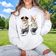 Custom Mha Name Dog Cat T-Shirt — Gift for Cat Lovers 4KBKX