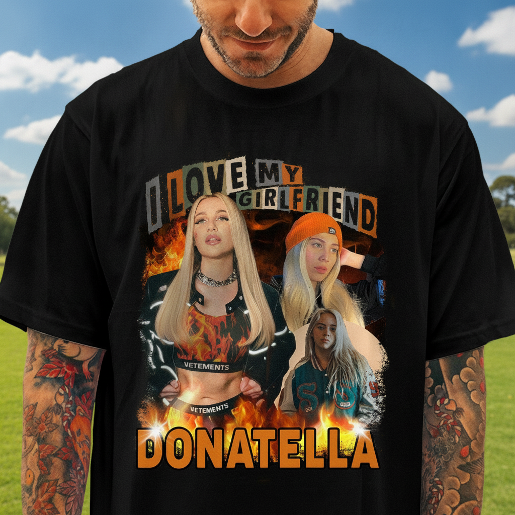 Custom Love My Girlfriend Boyfriend T-Shirt — Gift for Him CCB4Y