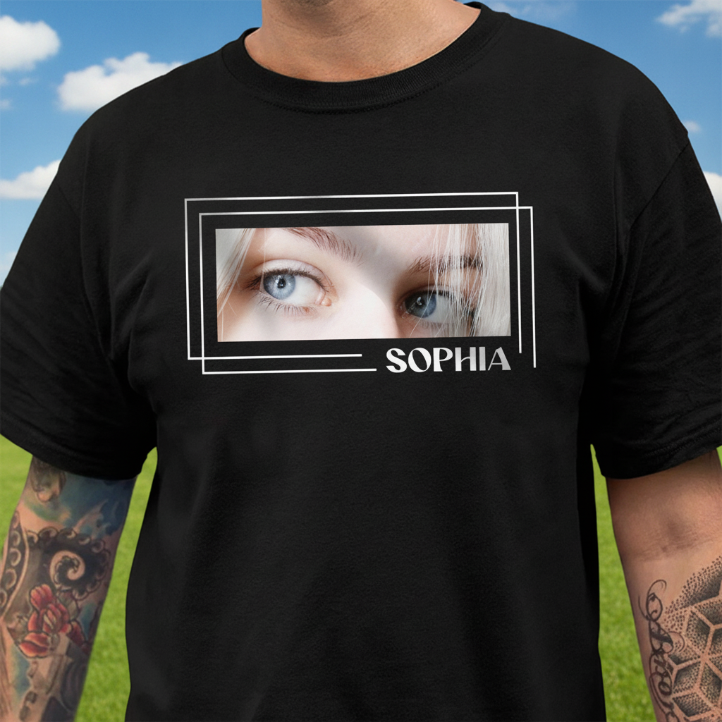 Custom Eyes Name T-Shirt — Custom Gift MUKB6