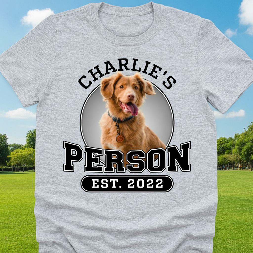 Custom Dog Person Cat Pet T-Shirt — Gift for Cat Lovers UPXXV