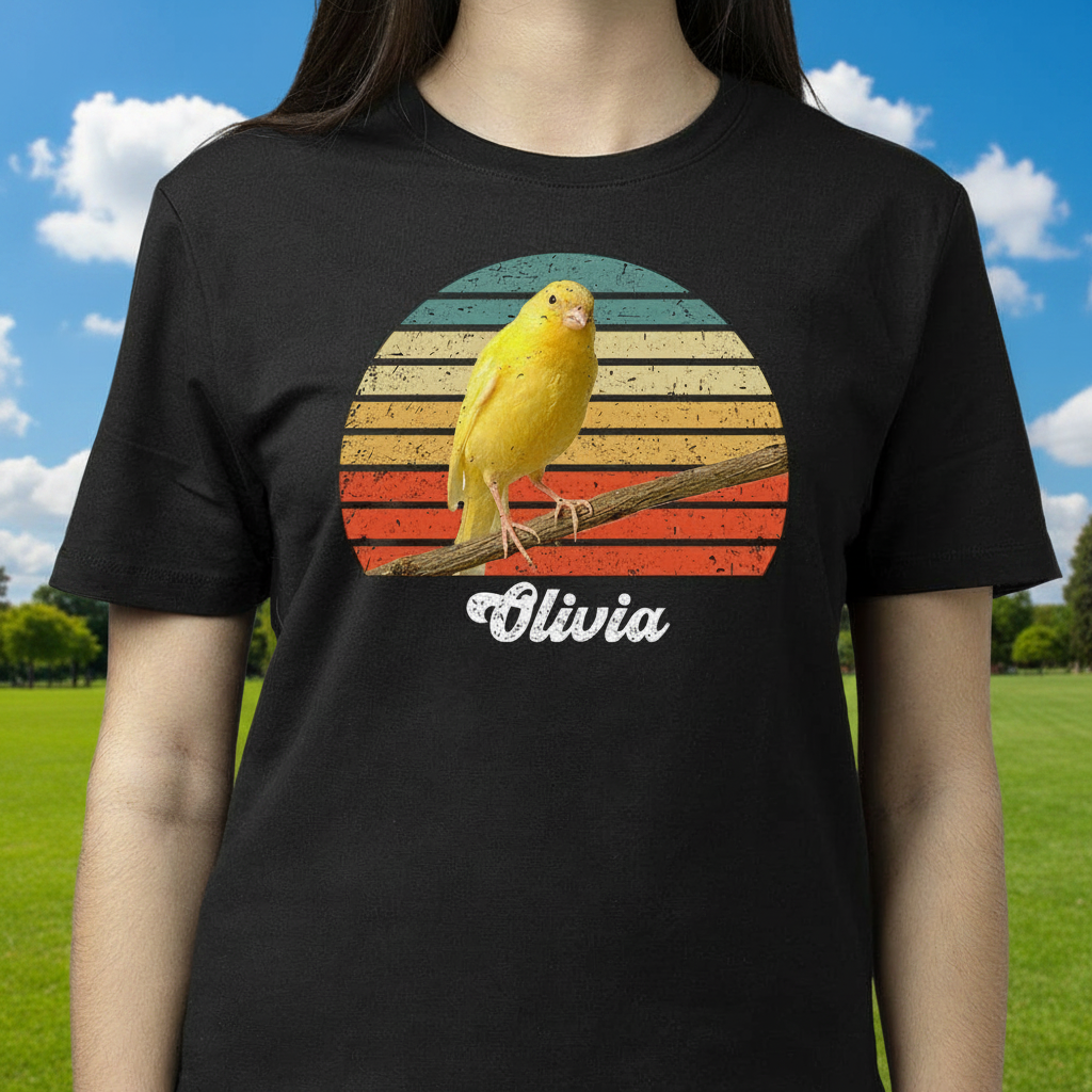 Custom Birds Vintage Retro T-Shirt — Custom Gift FYRQU