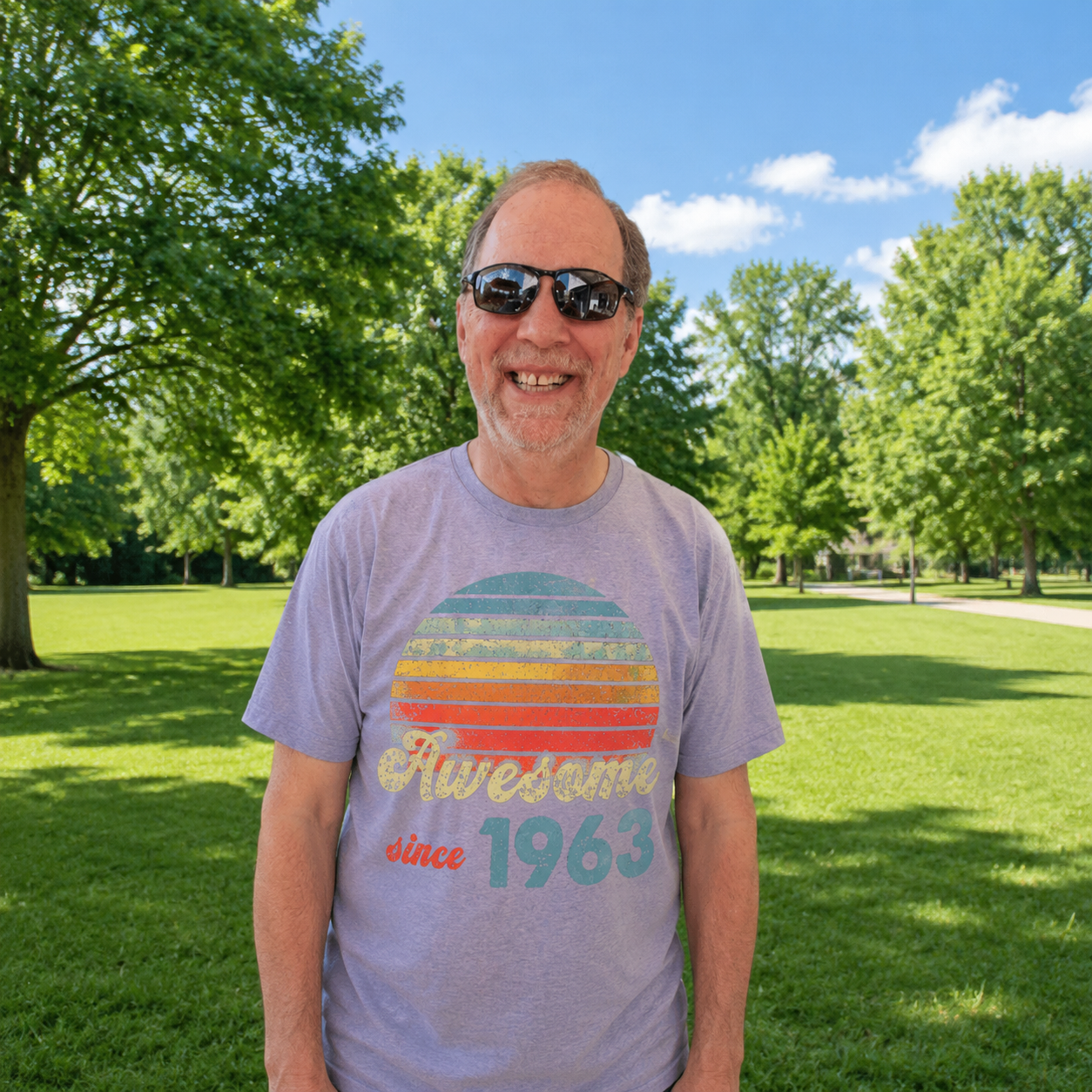 Custom Ah97 Vintage Retro Awesome T-Shirt — Custom Gift B7RC2