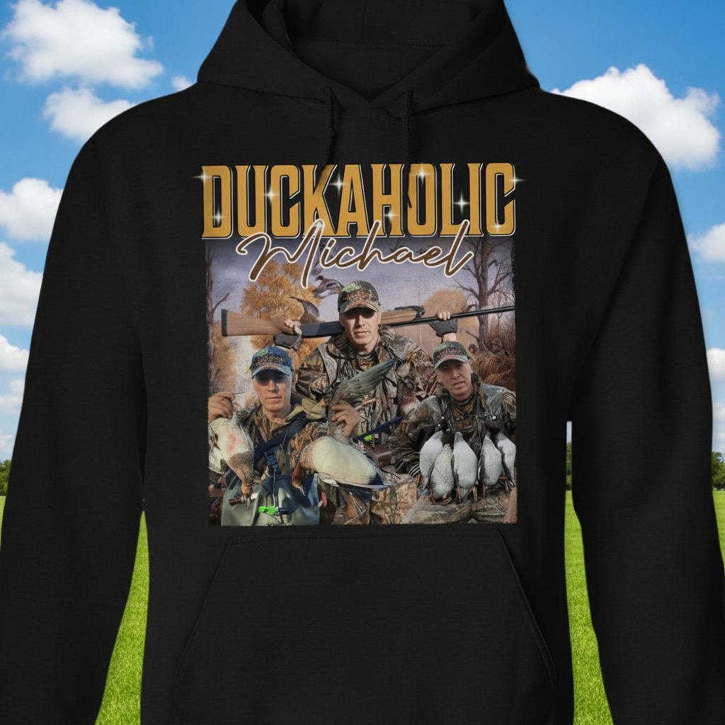 Custom Hunting Portrait Retro T-Shirt — Custom Gift Z3HMF