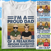 Custom Like Father Daughter Oh T-Shirt — Gift for Dad FRXSC