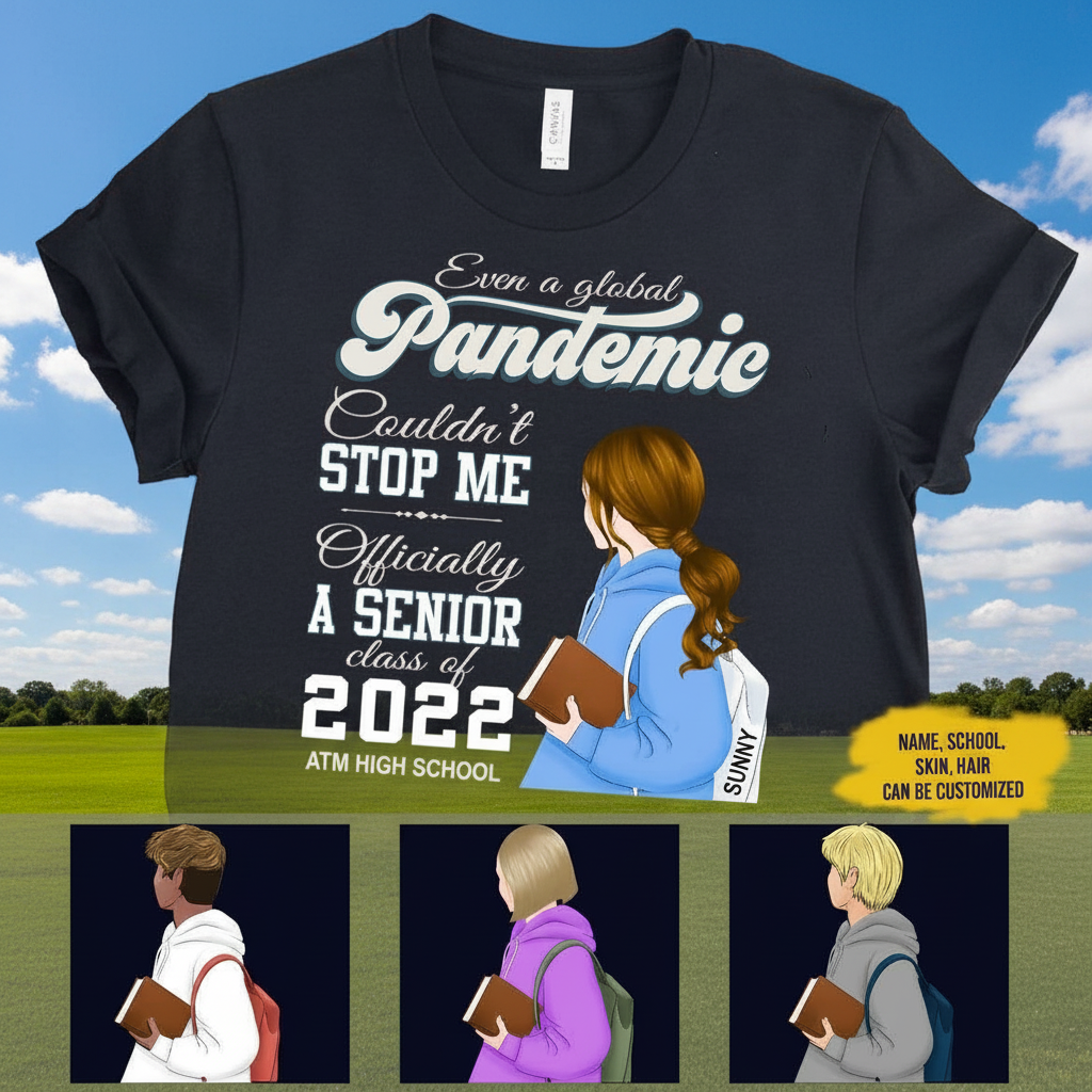 Custom Ltt98 Backtoschool Evenglobalpandemic2 T-Shirt — Custom Gift K433W