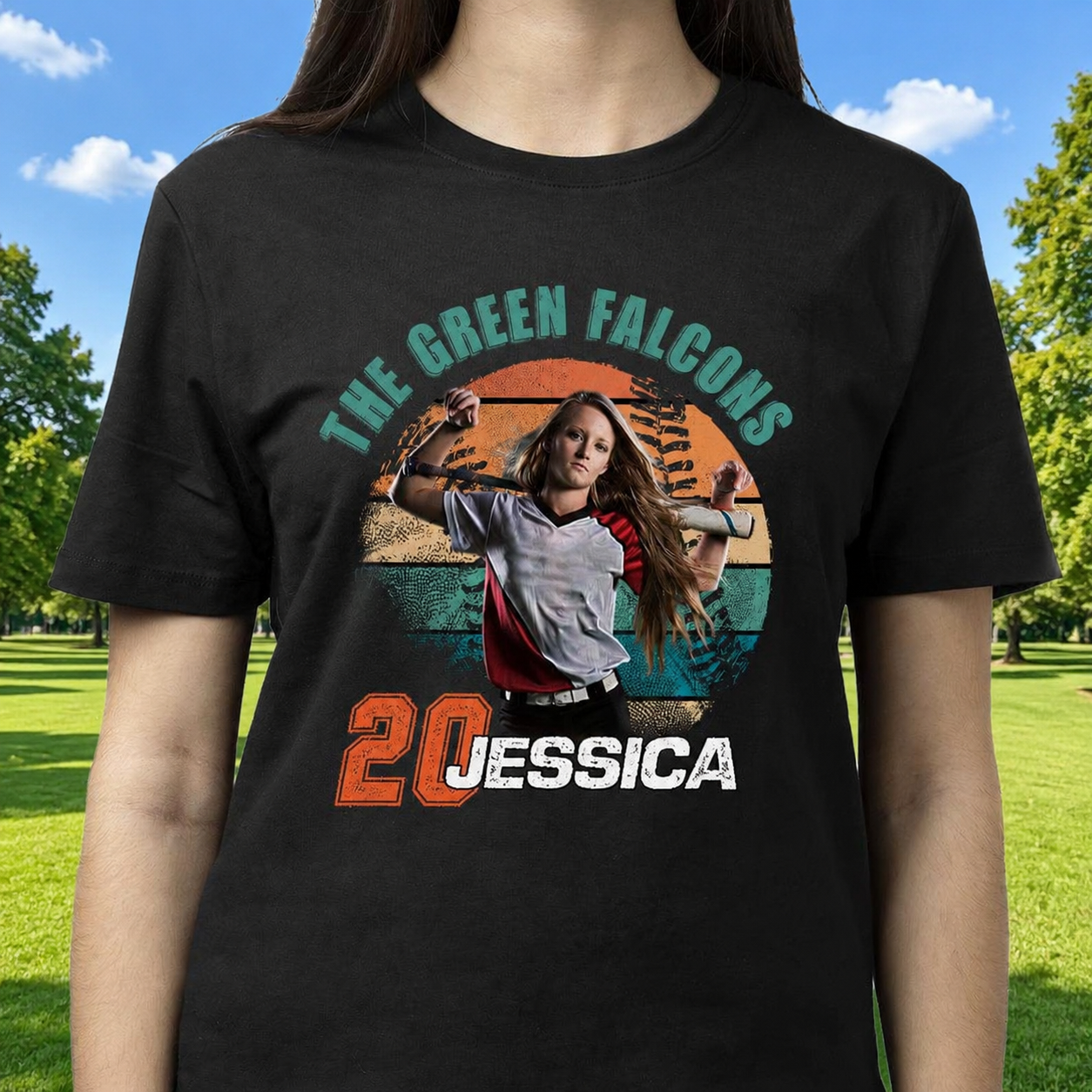 Custom Sport Ball Vintage T-Shirt — Custom Gift DZ35Q