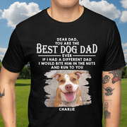 Custom Dogs Run You Dog T-Shirt — Gift for Dad YEHN9