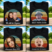 Custom Vintage Retro Face T-Shirt — Custom Gift VCCRQ