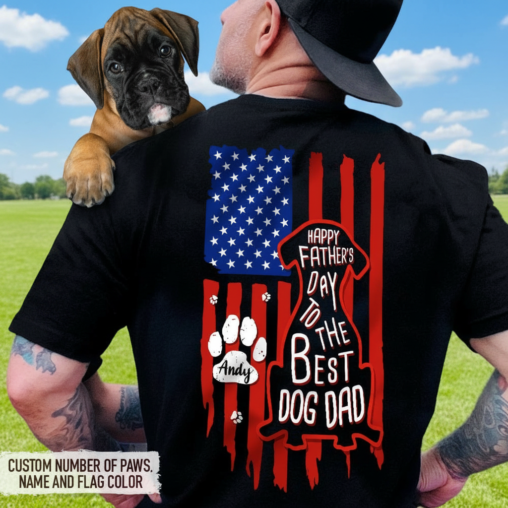 Custom Happy Fathers Day Best Garden Flag — Gift for Dad 8GY4K