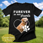 Custom Na96 Dogshirt Fureverinourhearts T-Shirt — Gift for Dog Lovers AZTP5