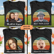 Custom Vintage Retro Face T-Shirt — Custom Gift ZSZCU